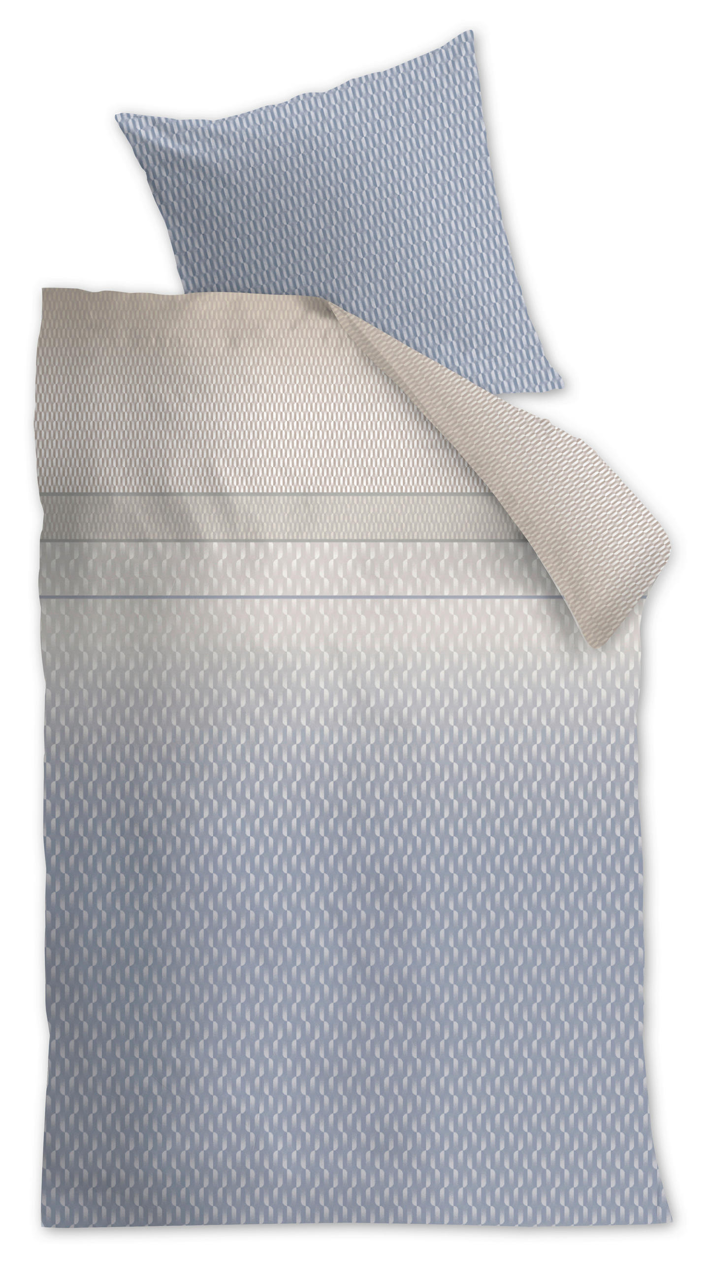 ÁGYNEMŰHUZAT-GARNITÚRA 200/220 cm  - kék, Basics, textil (200/220cm)