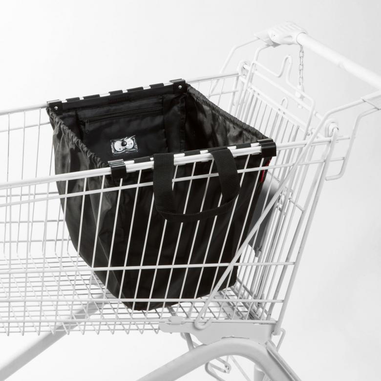 EINKAUFSTASCHE  - Schwarz, Basics, Textil - Reisenthel