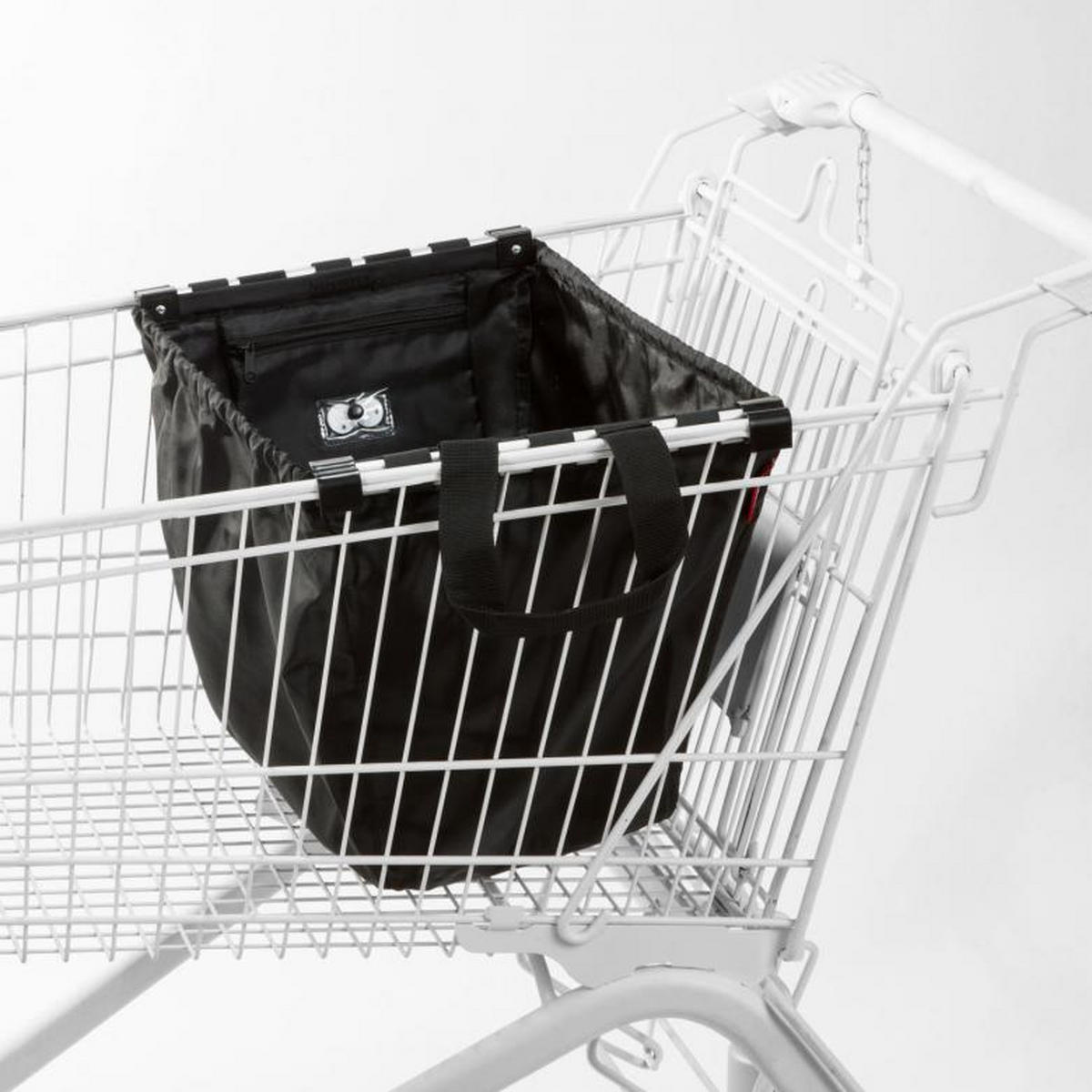 EINKAUFSTASCHE  - Schwarz, Basics, Textil - Reisenthel
