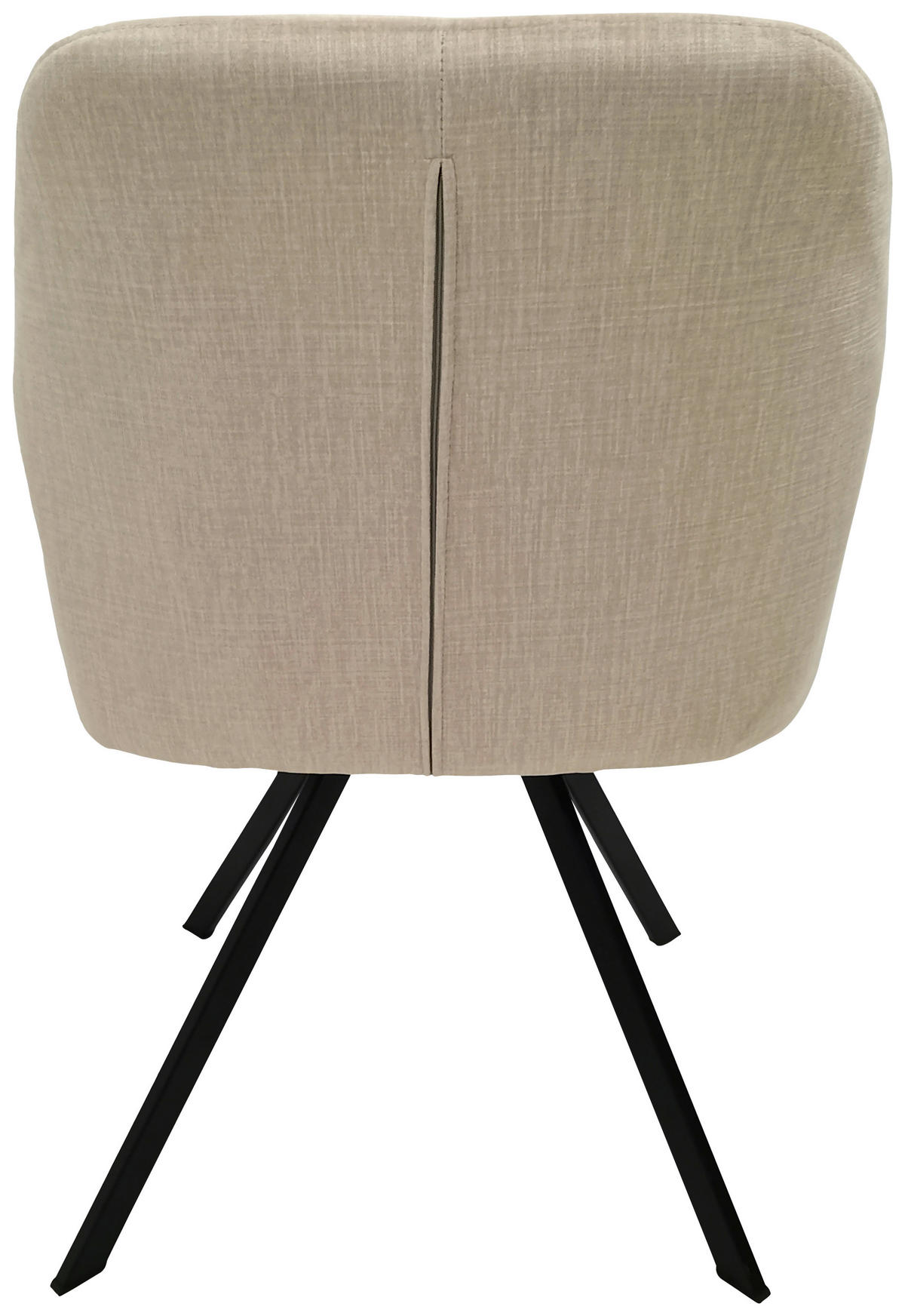 SADA ŽIDLÍ S PODRUČKAMI 2 kusy - černá/béžová, Moderní, kov/textil (57/85/62cm) - MID.YOU