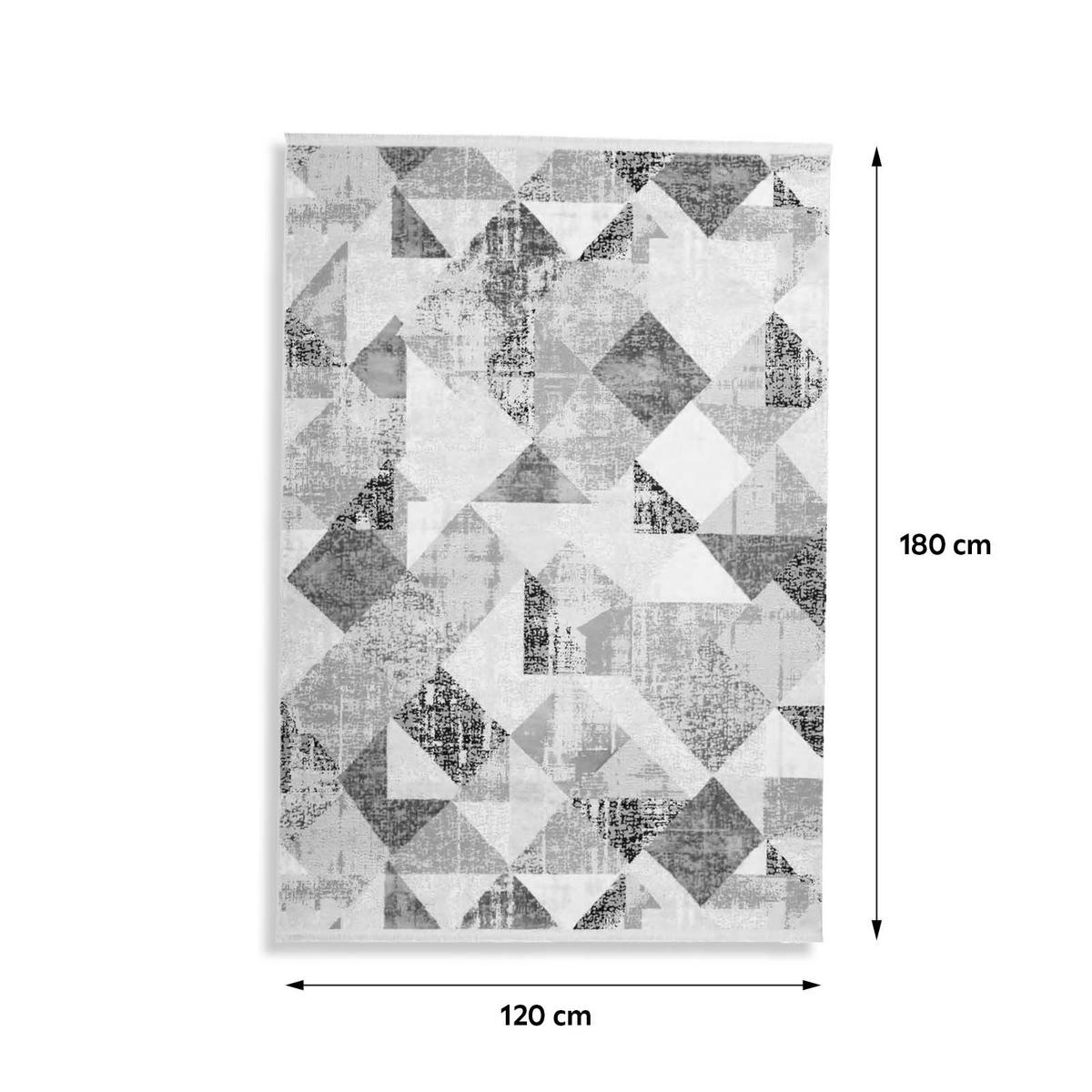 VINTAGE-TEPPICH 120/180 cm Akropolis Grau, Rosa  - Rosa/Grau, Design, Textil (120/180cm) - Kayoom