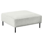 HOCKER Cord Hellgrau  - Hellgrau/Schwarz, Design, Textil/Metall (100/41/100cm) - Johann Jakob