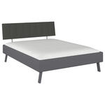 BETT 160/200 cm  in Grau  - Grau, Design, Holzwerkstoff/Textil (160/200cm) - Carryhome