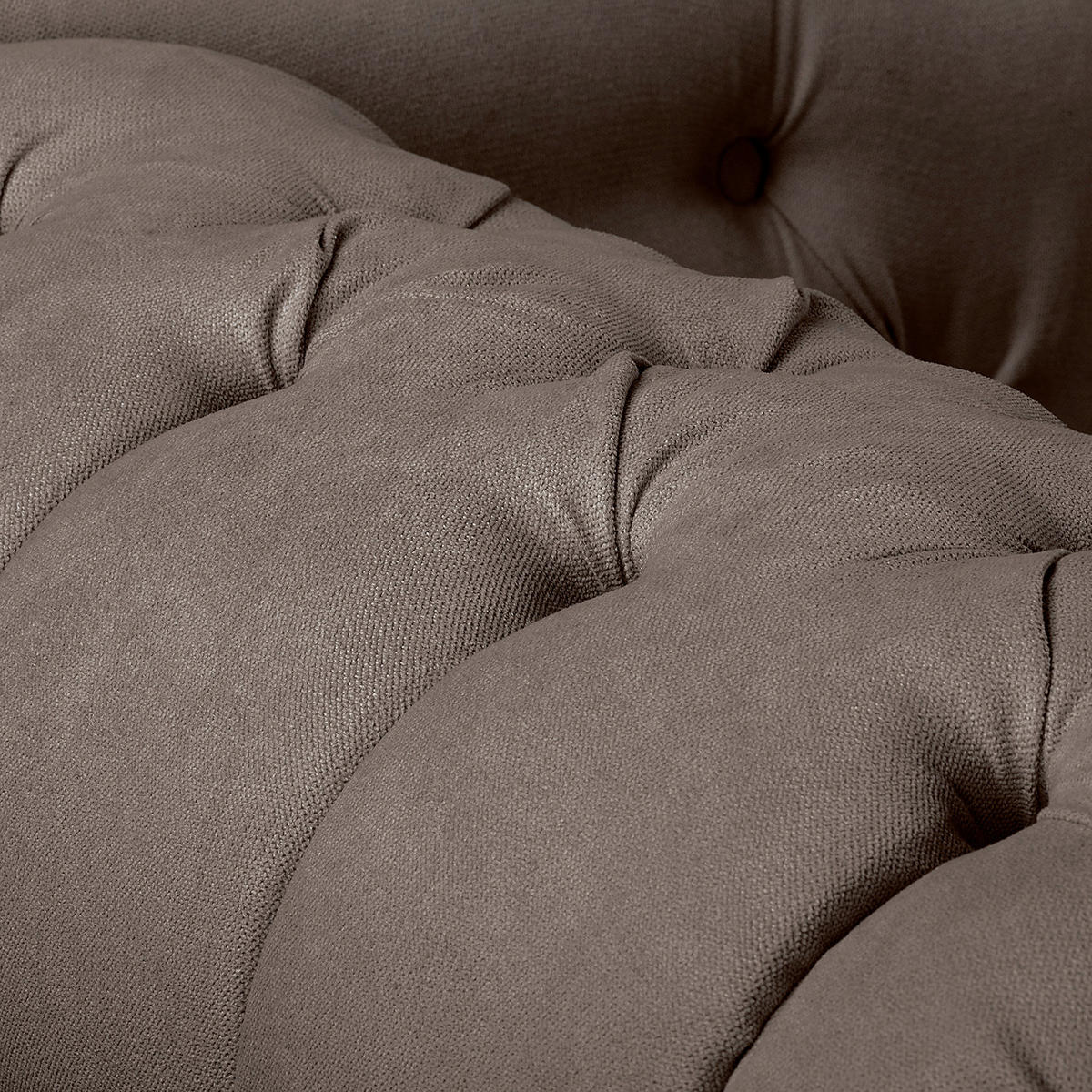 RÉCAMIERE Mikrofaser Graubraun  - Graubraun/Braun, Design, Holz/Textil (185/93/75cm) - Livetastic