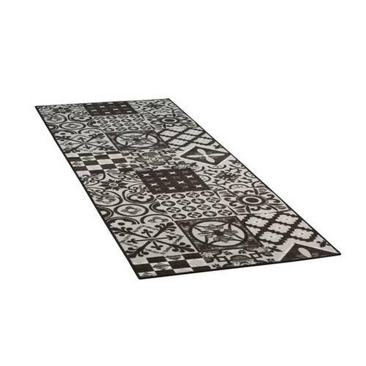 LÄUFER 80/700 cm  - Schwarz, Design, Kunststoff/Textil (80/700cm) - Novel