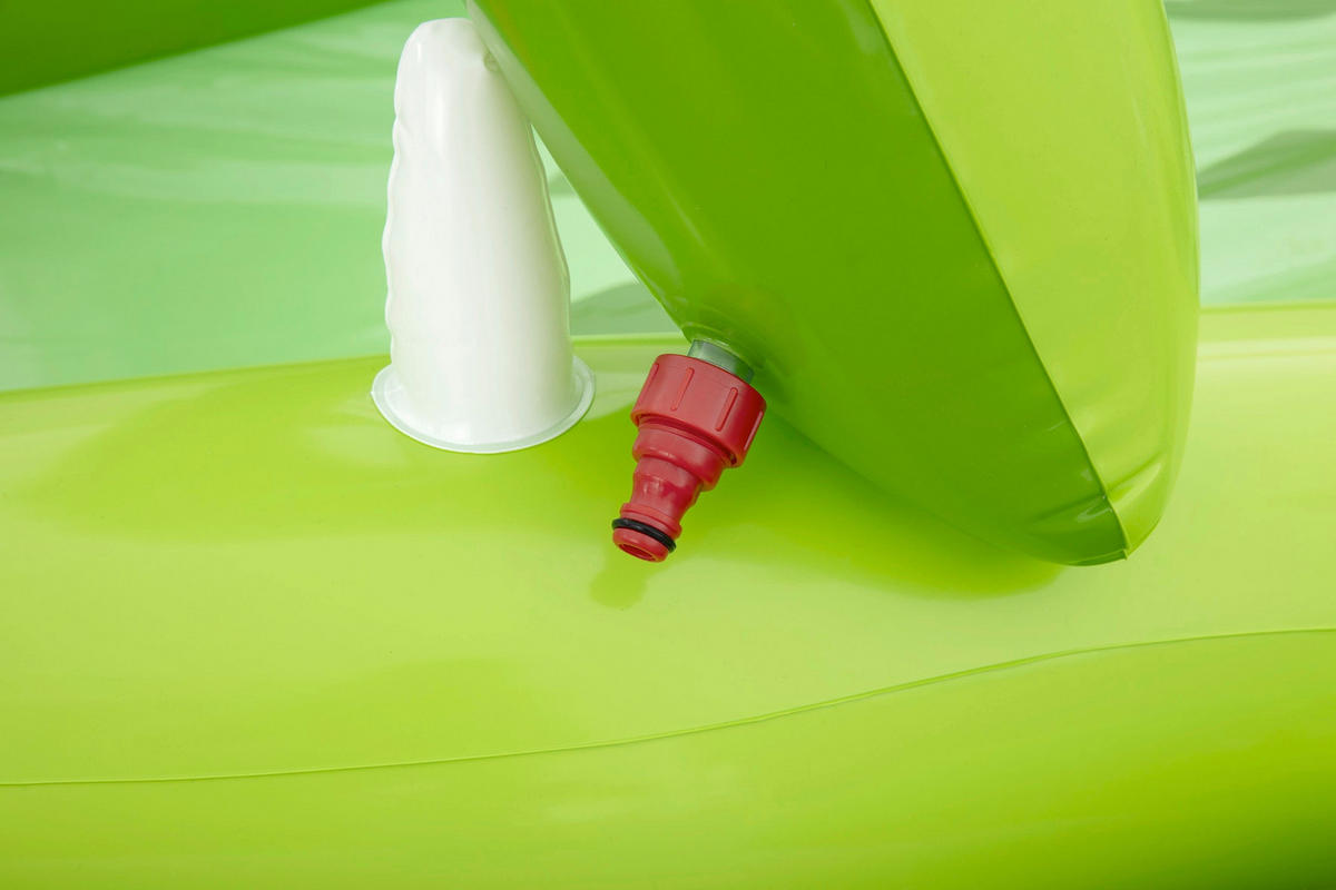 PLANSCHBECKEN 234/163/87 cm  - Grün, Basics, Kunststoff (234/163/87cm) - Bestway