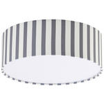 DECKENLEUCHTE  37/13 cm    - Naturfarben/Grau, MODERN, Kunststoff/Textil (37/13cm) - Novel