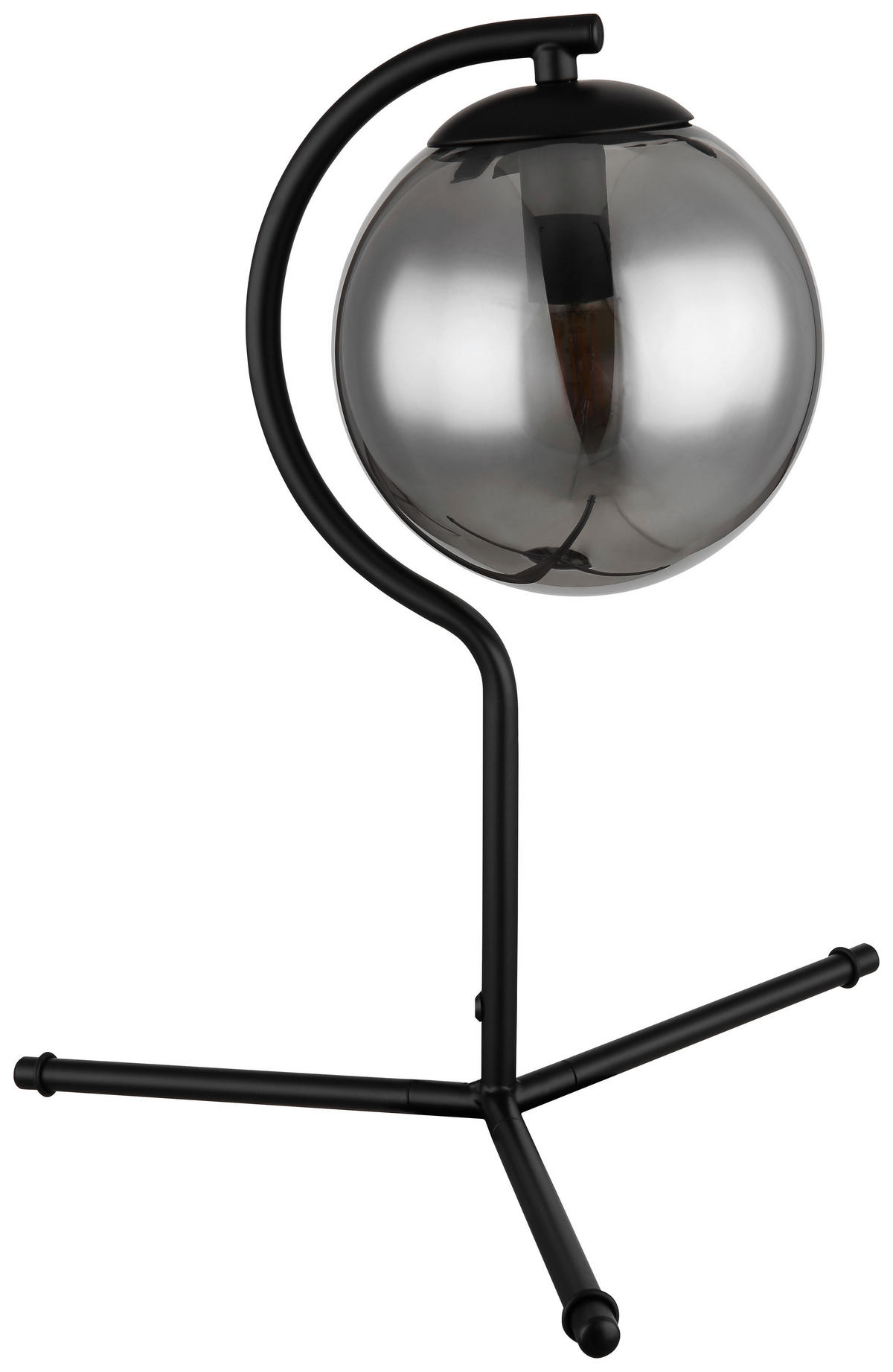NAMIZNA SVETILKA        35/35 cm       - črna, Basics, kovina/steklo (35/35cm) - Globo