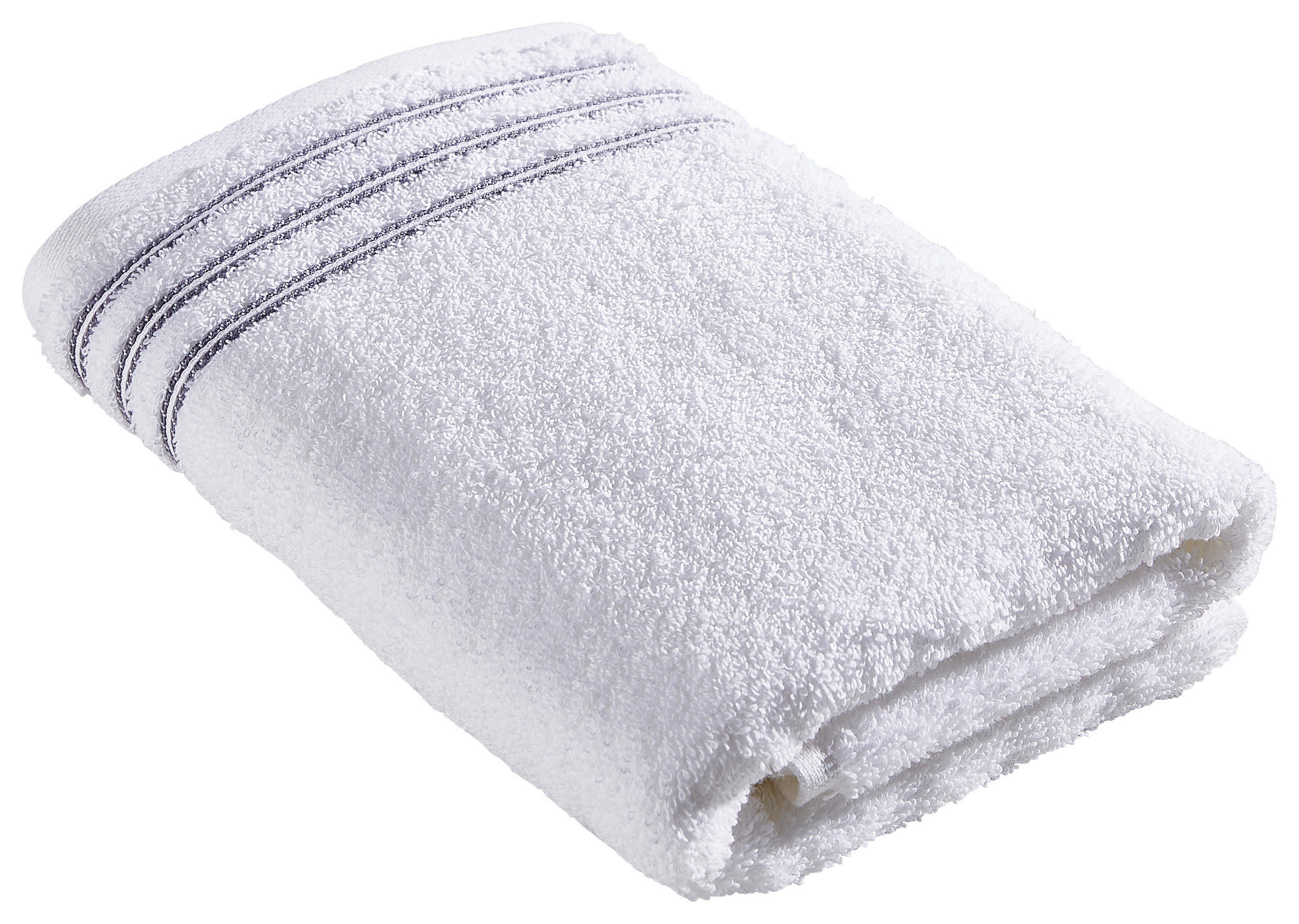 HANDTUCH Grossetto Weiss  - Weiss, Basics, Textil (50/100cm) - Vossen