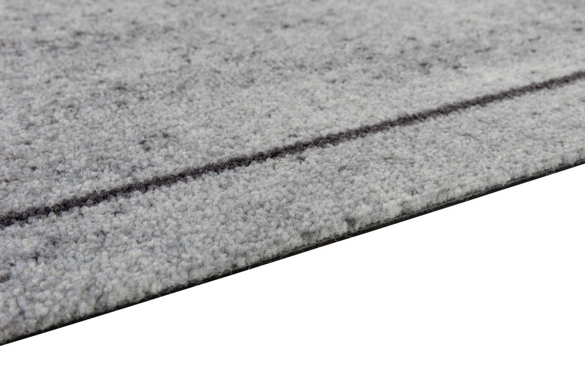 FUßMATTE  50/150 cm  Grau  - Grau, Basics, Kunststoff/Textil (50/150cm) - Esposa