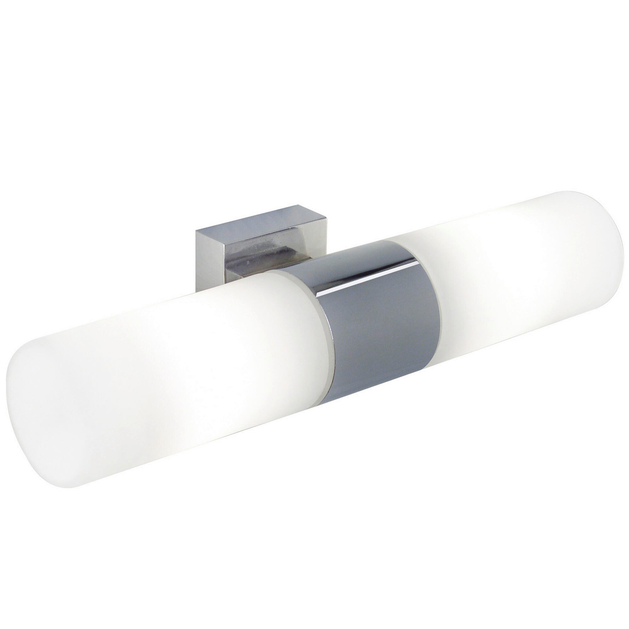 WANDLEUCHTE Tangens 6,05/9,7 cm  - Chromfarben, Design, Glas (6,05/9,7cm) - Nordlux