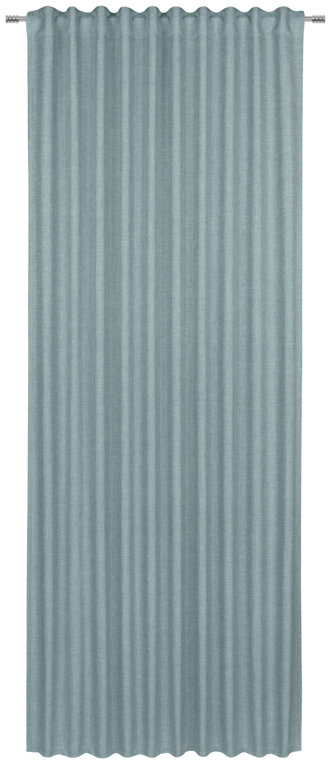 HOTOVÝ ZÁVĚS, neprůsvitné, 140/245 cm - šedomodrá, Basics, textil (140/245cm) - Boxxx