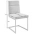 SCHWINGSTUHL in Metall, Leder Edelstahlfarben, Beige - Edelstahlfarben/Beige, Design, Leder/Metall (46/92/56cm) - Dieter Knoll SCHWINGSTUHL in Metall, Leder Edelstahlfarben, Beige - Edelstahlfarben/Beige, Design, Leder/Metall (46/92/56cm) - Dieter Knoll