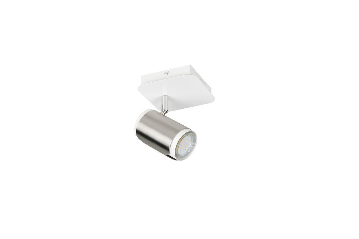 STRAHLER 12/12/16,5 cm   - Weiß/Nickelfarben, KONVENTIONELL, Metall (12/12/16,5cm) - Trio Leuchten
