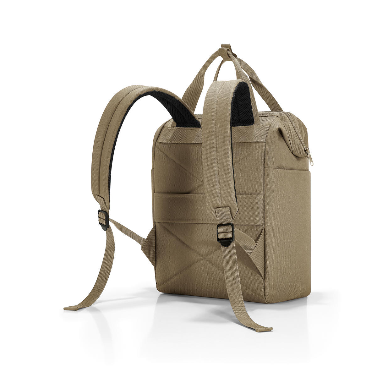 RUCKSACK Rhombus Olive  - Olivgrün, Basics, Textil (25/40/17cm) - Reisenthel
