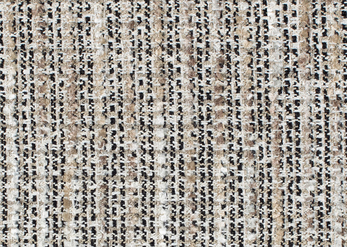 ECKSOFA in Webstoff, Struktur Naturfarben, Sandfarben  - Sandfarben/Anthrazit, Design, Textil/Metall (265/172cm) - Joop!