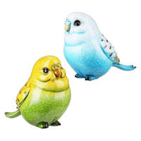 DEKOVOGEL - Hellgrün/Hellblau, LIFESTYLE, Keramik (6/8,5/9,5cm)