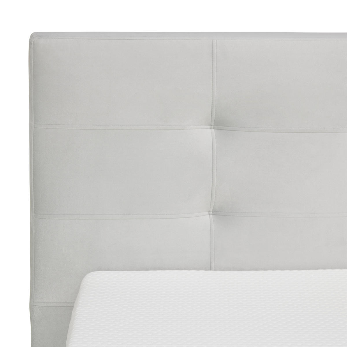 BOXSPRINGOVÁ POSTEĽ, 90/200 cm sivá - čierna/sivá, Modern, kartón/drevo (90/200cm) - MID.YOU