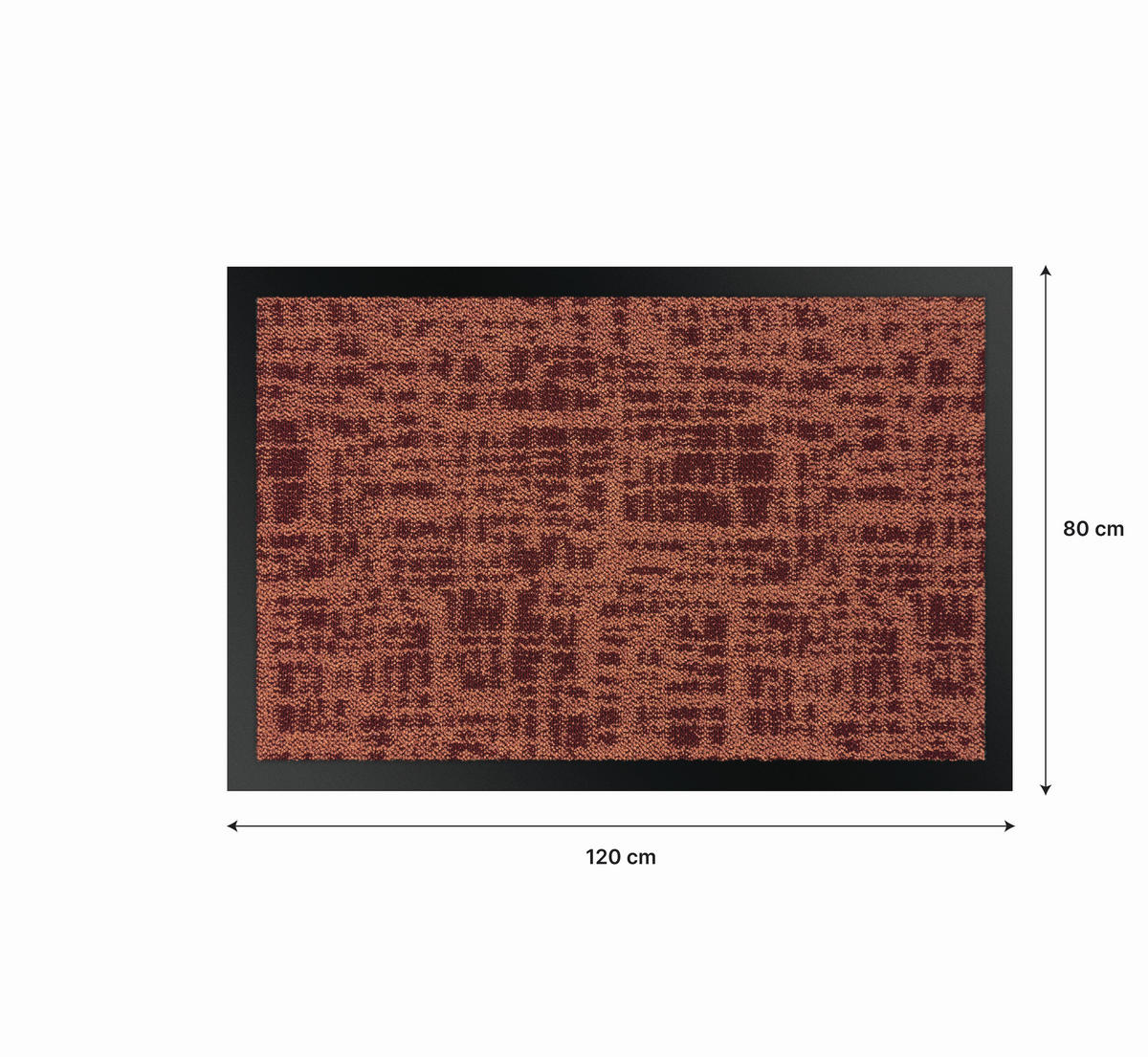 LÁBTÖRLŐ  - terrakotta, Basics, műanyag (80/0,7/120cm)