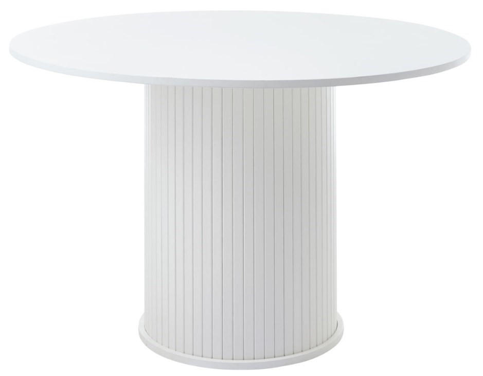 MATBORD i trämaterial 120/120/75 cm   - vit, Trend, trämaterial (120/120/75cm)