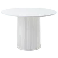 MATBORD i trämaterial 120/120/75 cm   - vit, Trend, trämaterial (120/120/75cm)