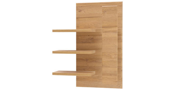 WANDREGAL 76/101/24 cm - Eichefarben, KONVENTIONELL, Holzwerkstoff (76/101/24cm) - Cantus