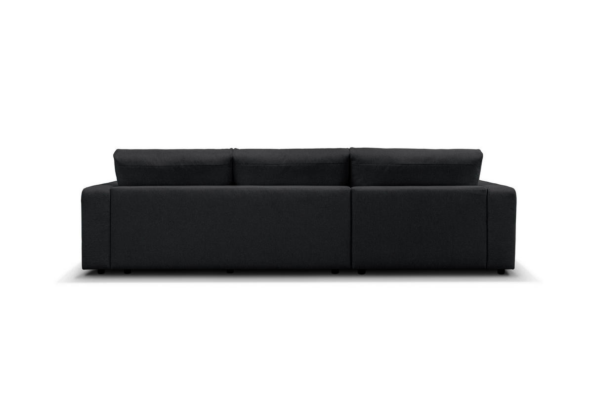 ECKSOFA VIGO Schwarz  - Schwarz, Design, Textil (172/303cm) - MID.YOU