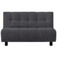 SCHLAFSOFA Juice in Grau  - Schwarz/Grau, Design, Textil/Metall (145/92/102cm) - Novel