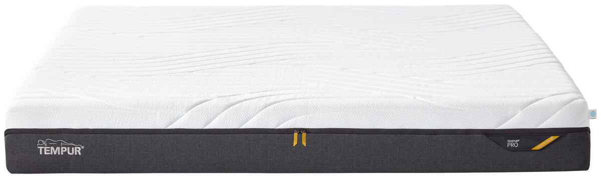 MATRATZE MEDIUM FIRM HYBRID Pro® Coolquilt 160/200 cm Höhe ca. 23 cm  - Anthrazit/Weiß, Basics, Textil (160/200cm) - Tempur