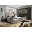BOXSPRINGBETT 180/200 cm  in Creme  - Creme/Schwarz, Basics, Holzwerkstoff/Kunststoff (180/200cm) - Esposa