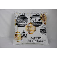 DÍSZPÁRNA  - fekete/aranyszínű, Basics, textil (45/45/5cm)