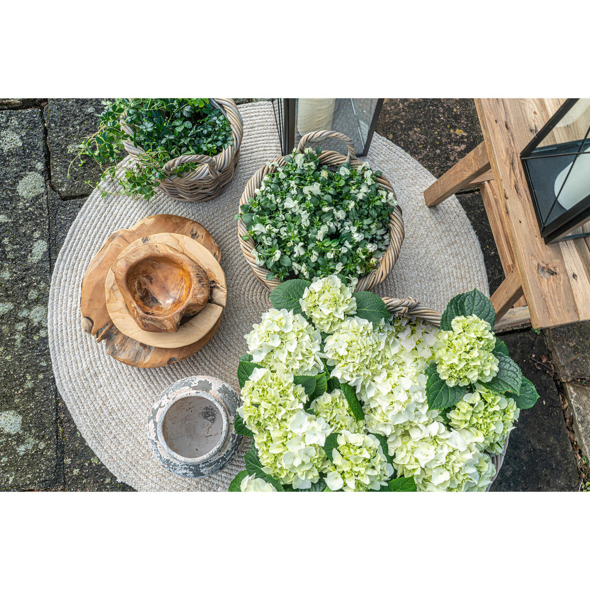 OBSTSCHALE    - Teakfarben, Design, Holz (40/12/40cm)