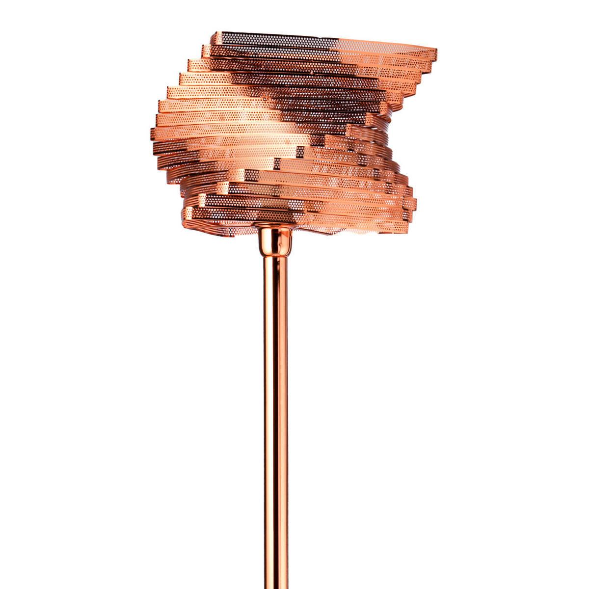 STOJACIA LAMPA, 40/170 cm  - medená, Design, kov (40/170cm)