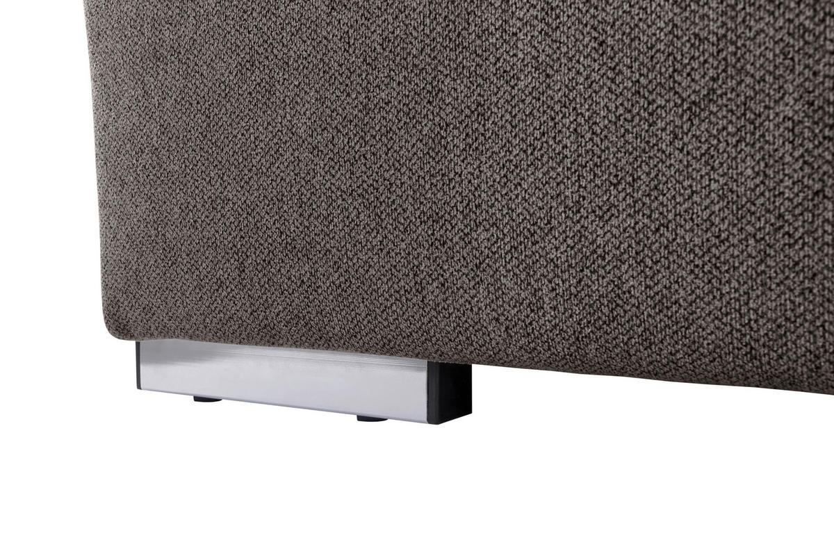 WOHNLANDSCHAFT Grau  - Grau, Design, Textil/Metall (173/328/215cm) - MID.YOU