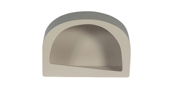 WANDREGAL Eukalyptusholz Grau - Grau, Design, Holz (24/70/15cm) - Carryhome