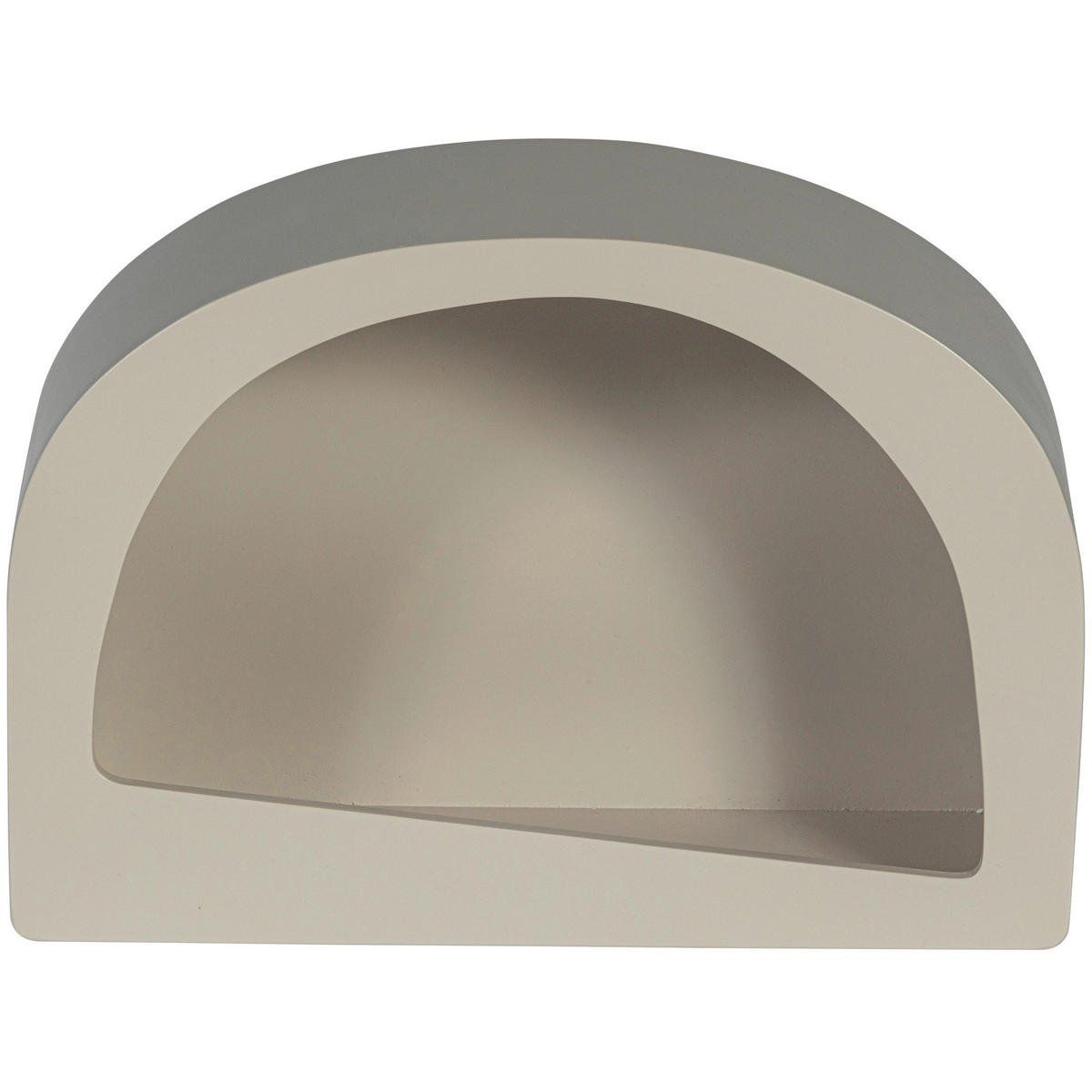 WANDREGAL Eukalyptusholz Grau  - Grau, Design, Holz (24/70/15cm) - Carryhome