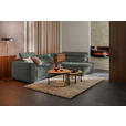ECKSOFA in Struktur Grau  284/205 cm  - Schwarz/Grau, Design, Kunststoff/Textil (284/205cm) - Xora