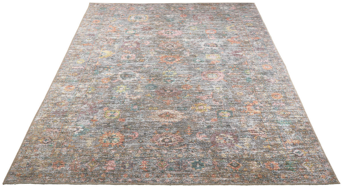 VINTAGE-TEPPICH 130/190 cm Grau  - Grau, LIFESTYLE, Textil (130/190cm) - Novel