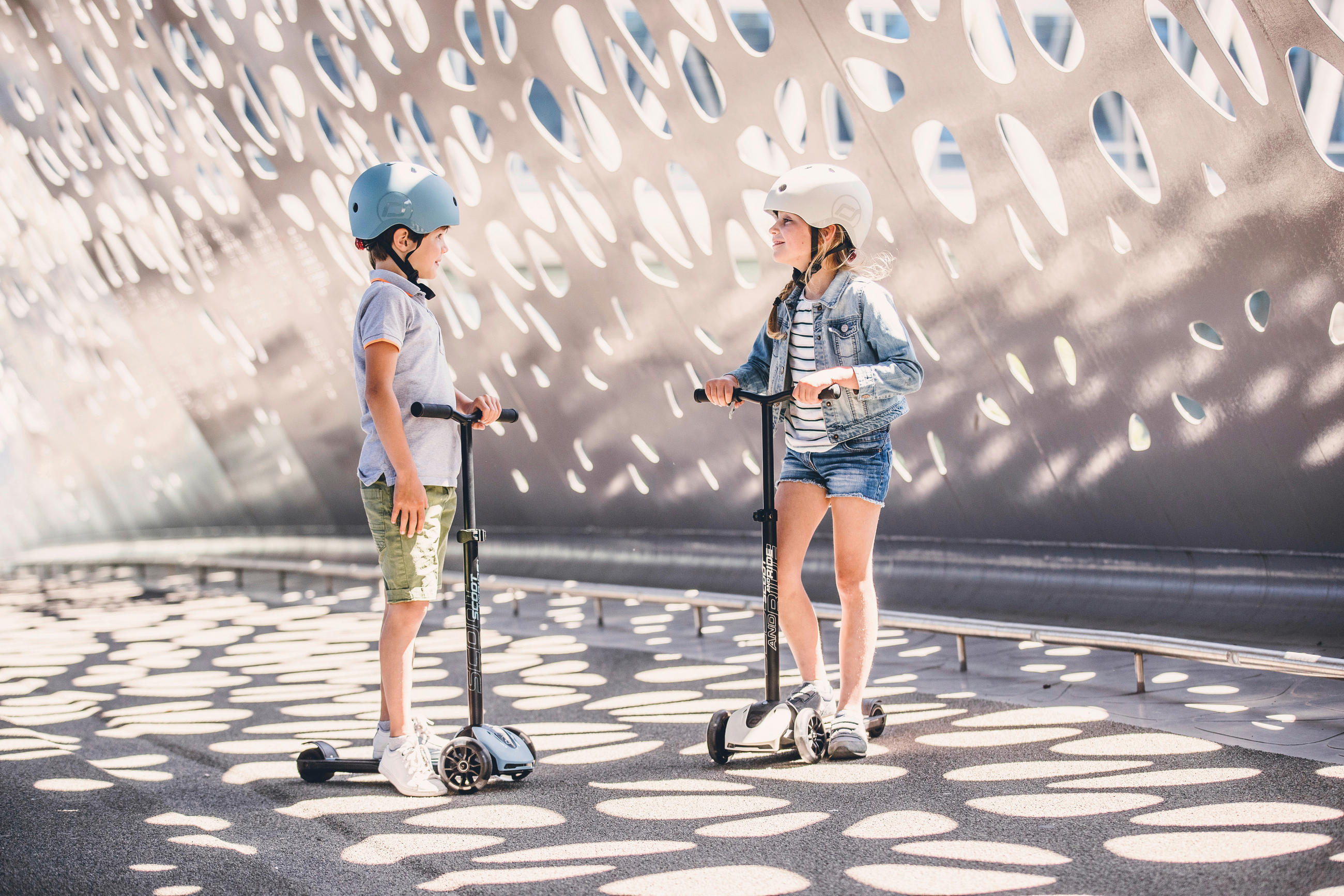 KINDERSCOOTER HIGHWAYKICK 5 LED  - Schwarz/Grau, Trend, Kunststoff/Metall (25/79/60cm) - Scoot and Ride