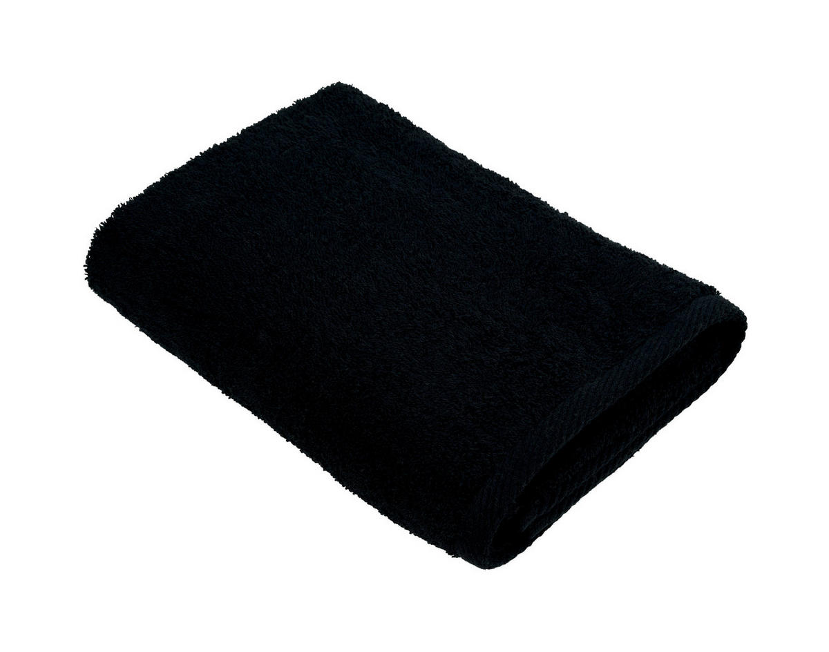 HANDTUCH Palma Schwarz  - Schwarz, Basics, Textil (50/100cm) - Esposa