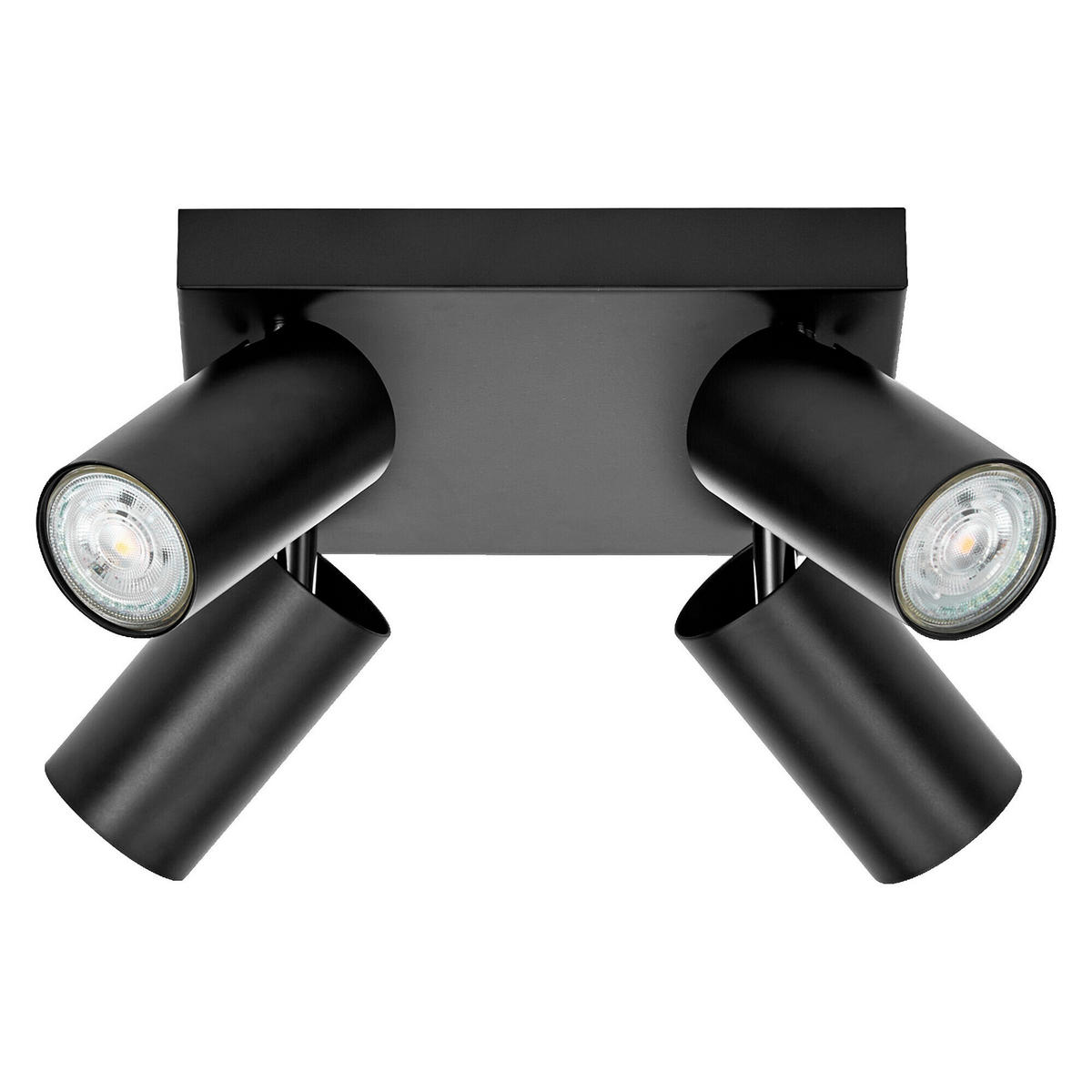 LED-STRAHLER 20/20/14 cm   - Schwarz, Basics, Metall (20/20/14cm) - Osram