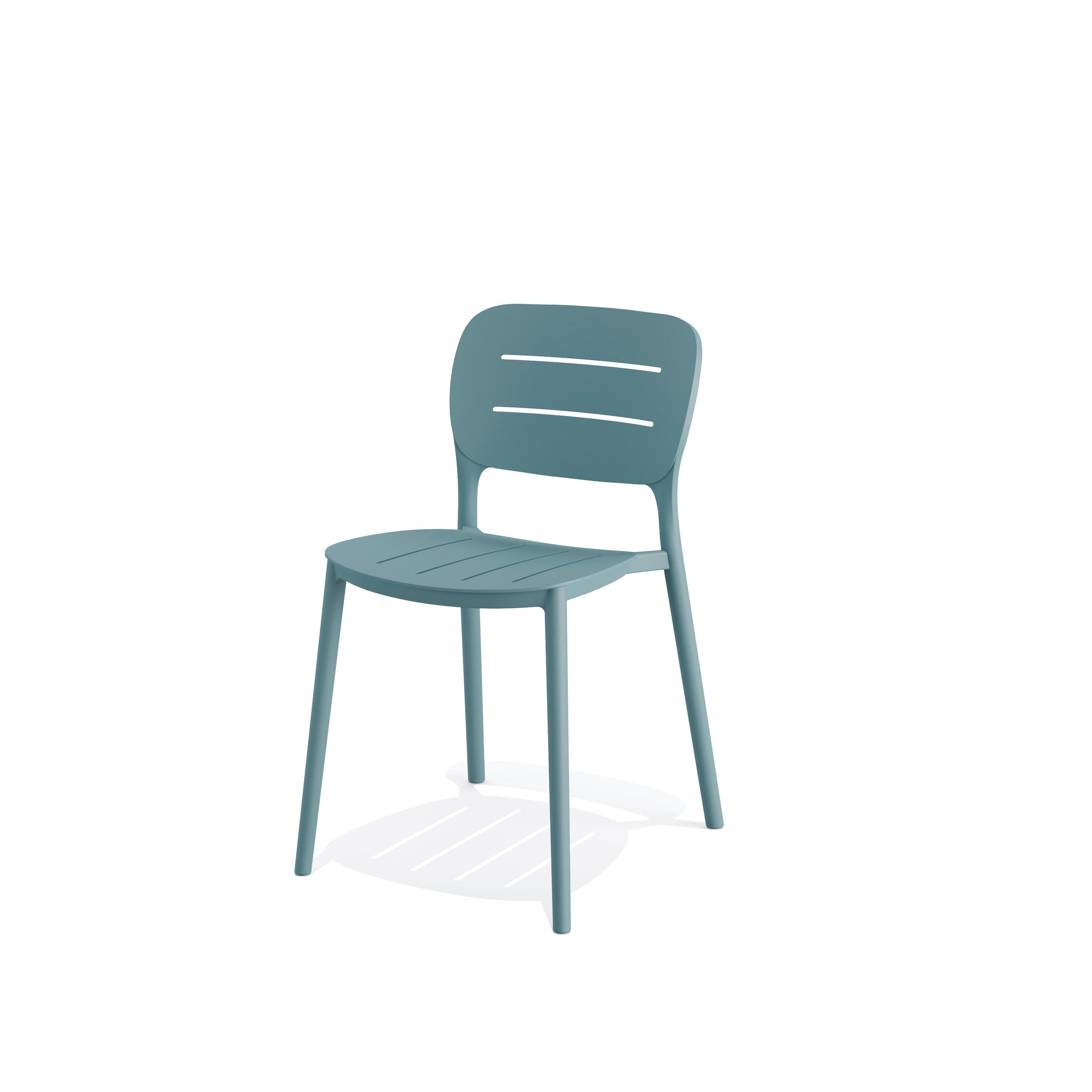 STAPELSESSEL Blau  - Blau, MODERN, Kunststoff (46/79/53cm)