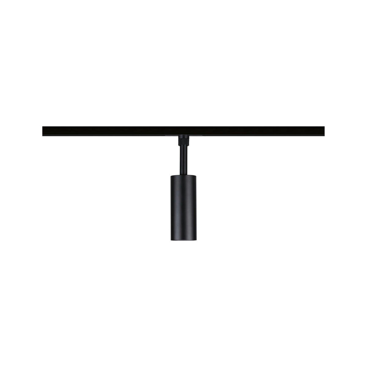 SCHIENENSYSTEM-STRAHLER URail 4,3/19 cm  - Schwarz, Basics, Metall (4,3/19cm) - Paulmann