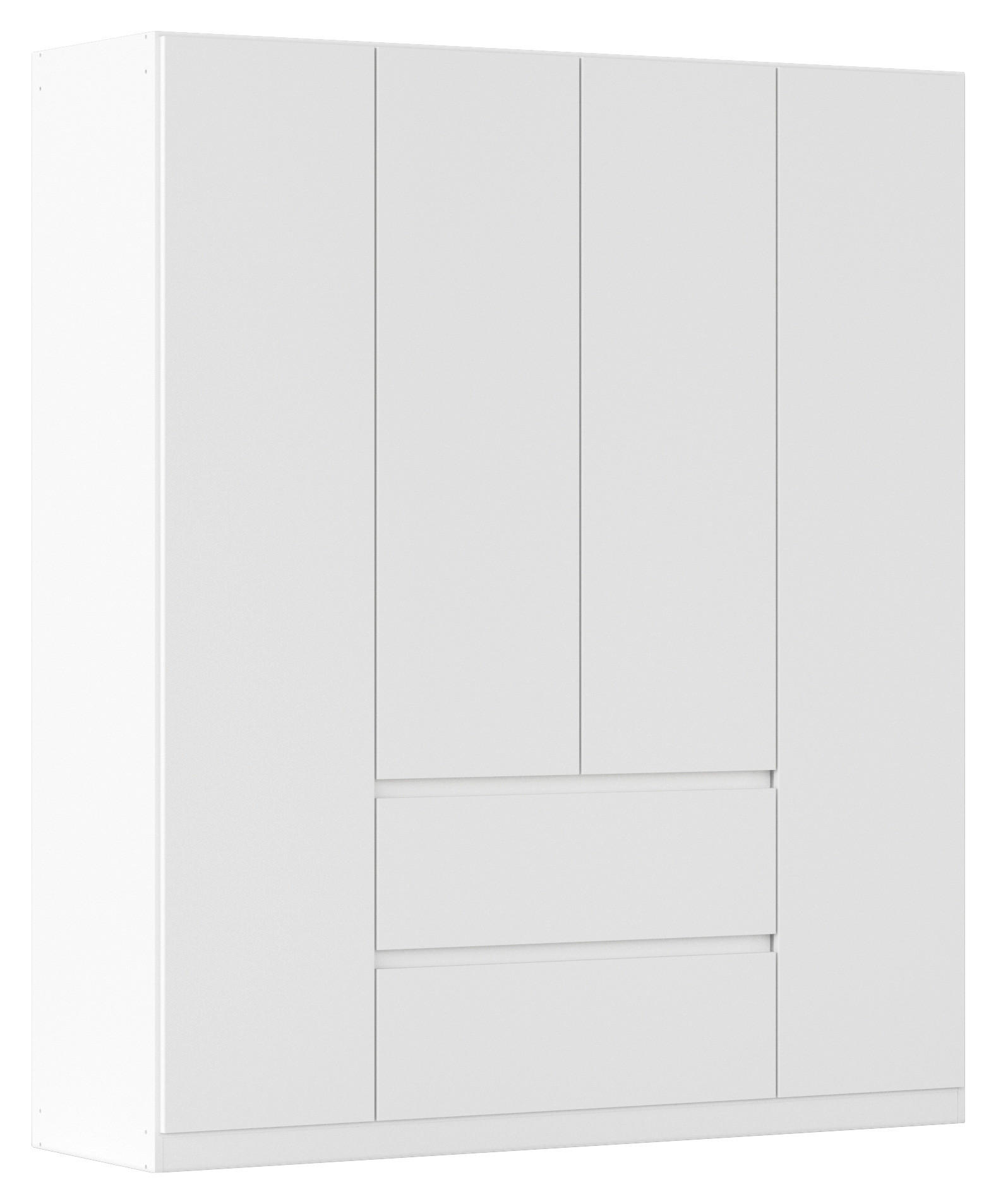 DREHTÜRENSCHRANK in Weiss  - Weiss, Basics, Holzwerkstoff (181/210/54cm) - Rauch Möbel
