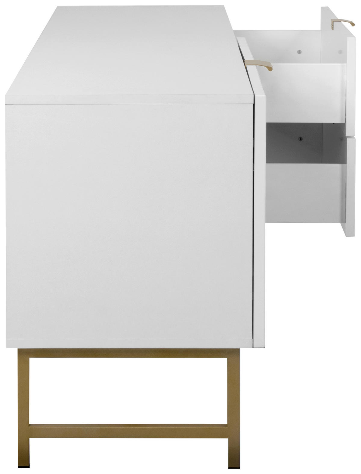 LOWBOARD  in 179/61/41 cm  - Goldfarben/Weiß, Design, Holzwerkstoff/Kunststoff (179/61/41cm) - MID.YOU