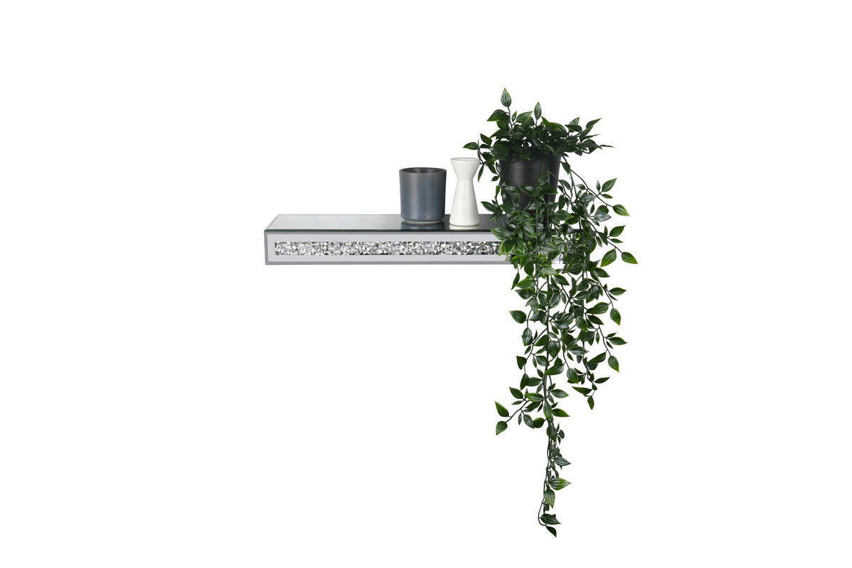 WANDBOARD Glas Klar  - Klar, Trend, Glas (50/5,5/15cm) - Boxxx