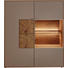 HIGHBOARD IN KERNEICHE Kerneiche massiv gebürstet, gewachst, lackiert, matt Eichefarben, Fango - Fango/Eichefarben, Design, Glas/Holz (117/138/39cm) - Valnatura HIGHBOARD IN KERNEICHE Kerneiche massiv gebürstet, gewachst, lackiert, matt Eichefarben, Fango - Fango/Eichefarben, Design, Glas/Holz (117/138/39cm) - Valnatura