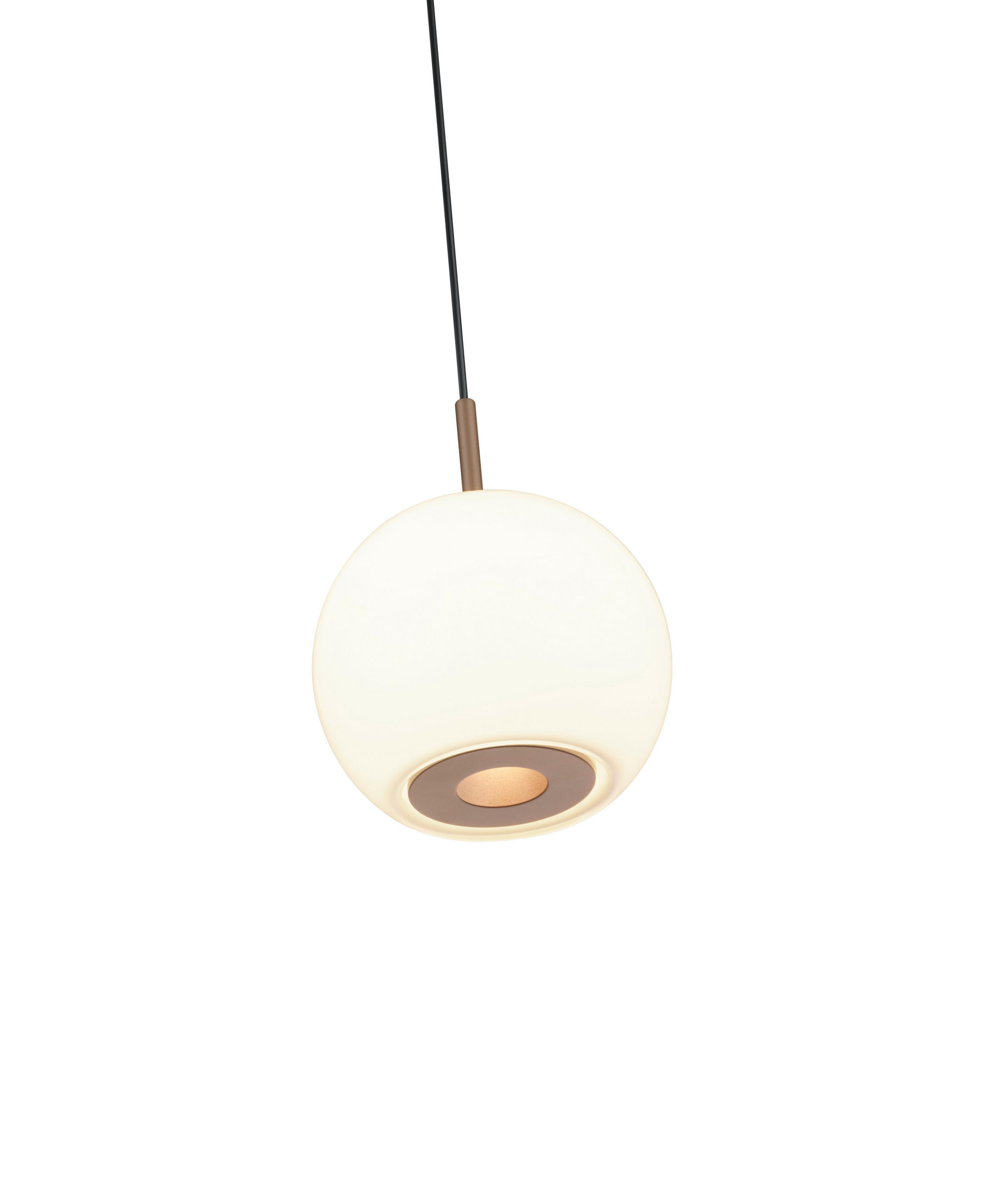 LED-HÄNGELEUCHTE 9/210 cm  - Cappuccino, KONVENTIONELL, Metall (9/210cm) - Helestra