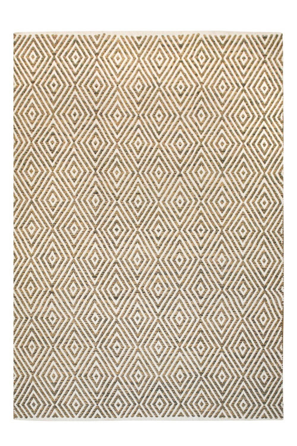 Kayoom Flachwebeteppich Aperitif 310 Beige / Braun Braun, Beige 80x150 cm