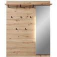 GARDEROBE 2-teilig  in 120/196/37 cm  - Graphitfarben/Eiche Artisan, Design, Holzwerkstoff (120/196/37cm) - Voleo